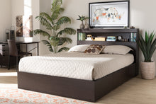 Load image into Gallery viewer, Baxton Studio Blaine Modern and Contemporary Dark Brown Finished Wood Queen Size 6-Drawer Platform Storage Bed