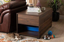 Load image into Gallery viewer, Baxton Studio Skylar Modern and Contemporary Walnut Brown Finished Cat Litter Box Cover House
