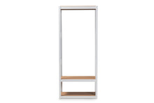 Load image into Gallery viewer, Baxton Studio Elton Modern and Contemporary White Finished Metal 3-Shelf Free-Standing Closet Storage Organizer