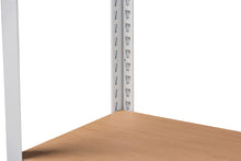 Load image into Gallery viewer, Baxton Studio Elton Modern and Contemporary White Finished Metal 3-Shelf Free-Standing Closet Storage Organizer