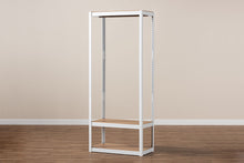 Load image into Gallery viewer, Baxton Studio Elton Modern and Contemporary White Finished Metal 3-Shelf Free-Standing Closet Storage Organizer