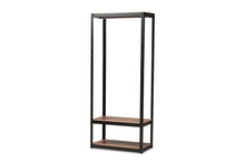 Load image into Gallery viewer, Baxton Studio Elton Modern and Contemporary Black Finished Metal 3-Shelf Free-Standing Closet Storage Organizer
