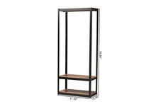 Load image into Gallery viewer, Baxton Studio Elton Modern and Contemporary Black Finished Metal 3-Shelf Free-Standing Closet Storage Organizer