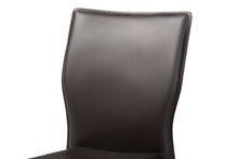 Load image into Gallery viewer, Baxton Studio Heidi Modern and Contemporary Dark Brown Faux Leather Upholstered 4-Piece Dining Chair Set