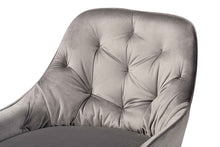 Load image into Gallery viewer, Baxton Studio Catherine Modern and Contemporary Grey Velvet Fabric Upholstered and Walnut Finished 4-Piece Bar Stool Set