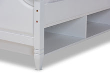 Load image into Gallery viewer, Baxton Studio Elise Classic and Traditional Transitional White Finished Wood Full Size Storage Platform Bed