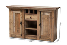Load image into Gallery viewer, Baxton Studio Albert Modern and Contemporary Farmhouse Rustic Finished Wood 2-Door Dining Room Sideboard Buffet