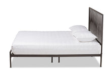 Load image into Gallery viewer, Baxton Studio Jeanette Modern and Contemporary Black Finished Metal Full Size Platform Bed