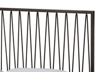 Load image into Gallery viewer, Baxton Studio Jeanette Modern and Contemporary Black Finished Metal Full Size Platform Bed