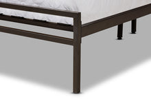 Load image into Gallery viewer, Baxton Studio Jeanette Modern and Contemporary Black Finished Metal Full Size Platform Bed