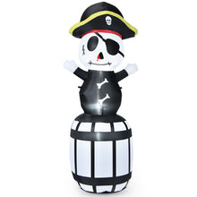 Load image into Gallery viewer, 8 Feet Halloween Inflatable Pirate Barrel