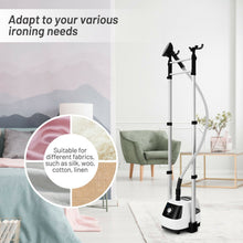 Load image into Gallery viewer, 1750W Garment Steamer with 2L Detachable Water Tank and 2-Level Steam-White