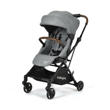 Load image into Gallery viewer, 2-in-1 Convertible Aluminum Baby Stroller with Adjustable Canopy-Gray