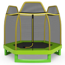 Load image into Gallery viewer, 7 Feet Kids Recreational Bounce Jumper Trampoline-Green