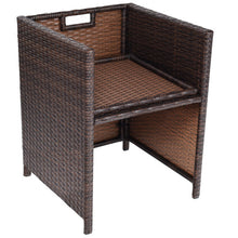 Load image into Gallery viewer, 10 Pieces Outdoor Patio Dining Set