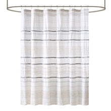 Load image into Gallery viewer, Nea Cotton Printed Shower Curtain With Trims II70-1120 By Olliix