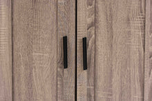 Load image into Gallery viewer, Baxton Studio Bruce Modern Contemporary Farmhouse Oak Brown Finished Wood 2-Door Shoe Storage Cabinet