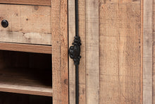 Load image into Gallery viewer, Baxton Studio Albert Modern and Contemporary Farmhouse Rustic Oak Brown Finished Wood 1-Door Dining Room Sideboard Buffet