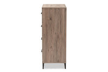 Load image into Gallery viewer, Baxton Studio Daxton Modern and Contemporary Rustic Oak Finished Wood 4-Drawer Storage Chest