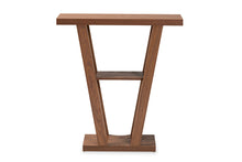 Load image into Gallery viewer, Baxton Studio Boone Modern and Contemporary Walnut Brown Finished Wood Console Table