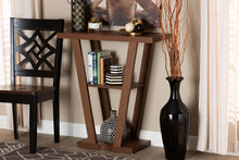 Load image into Gallery viewer, Baxton Studio Boone Modern and Contemporary Walnut Brown Finished Wood Console Table