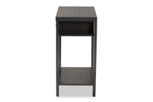 Load image into Gallery viewer, Baxton Studio Capote Modern and Contemporary Dark Brown Finished Wood 2-Drawer Console Table
