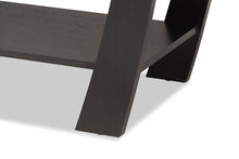 Load image into Gallery viewer, Baxton Studio Capote Modern and Contemporary Dark Brown Finished Wood 2-Drawer Console Table