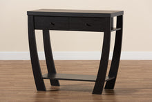 Load image into Gallery viewer, Baxton Studio Capote Modern and Contemporary Dark Brown Finished Wood 2-Drawer Console Table