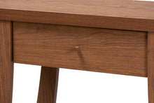 Load image into Gallery viewer, Baxton Studio Herman Modern and Contemporary Walnut Brown Finished Wood 1-Drawer Console Table