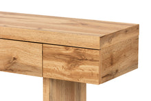 Load image into Gallery viewer, Baxton Studio Otis Modern and Contemporary Oak Brown Finished Wood 3-Drawer Console Table