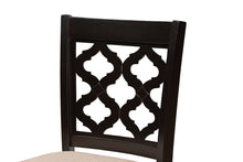 Load image into Gallery viewer, Baxton Studio Ramiro Modern and Contemporary Transitional Sand Fabric Upholstered and Dark Brown Finished Wood 2-Piece Counter Stool Set