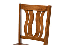 Load image into Gallery viewer, Baxton Studio Anesa Modern and Contemporary Transitional Walnut Brown Finished Wood 5-Piece Dining Set