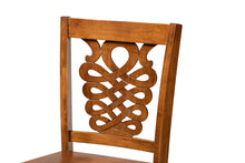 Load image into Gallery viewer, Baxton Studio Gervais Modern and Contemporary Transitional Walnut Brown Finished Wood 2-Piece Counter Stool Set