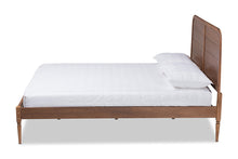 Load image into Gallery viewer, Baxton Studio Kassidy Classic and Traditional Walnut Brown Finished Wood King Size Platform Bed