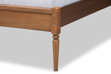 Load image into Gallery viewer, Baxton Studio Kassidy Classic and Traditional Walnut Brown Finished Wood King Size Platform Bed
