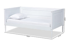 Load image into Gallery viewer, Baxton Studio Daniella Modern and Contemporary White Finished Wood Daybed