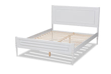 Load image into Gallery viewer, Baxton Studio Daniella Modern and Contemporary White Finished Wood Full Size Platform Bed
