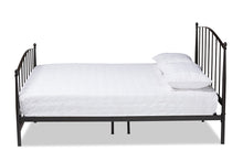 Load image into Gallery viewer, Baxton Studio Lana Modern and Contemporary Black Finished Metal Full Size Platform Bed