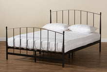 Load image into Gallery viewer, Baxton Studio Lana Modern and Contemporary Black Finished Metal Full Size Platform Bed