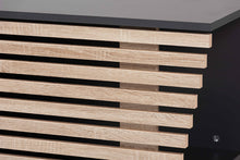 Load image into Gallery viewer, Baxton Studio Eckhart Modern and Contemporary Two-Tone Dark Grey and Oak Finished Wood Cat Litter Box Cover House