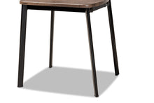 Load image into Gallery viewer, Baxton Studio Ornette Mid-Century Modern Walnut Brown Finished Wood and Black Metal 4-Piece Dining Chair Set