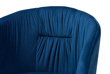 Load image into Gallery viewer, Baxton Studio Ballard Modern Luxe and Glam Navy Blue Velvet Fabric Upholstered and Gold Finished Metal Dining Chair