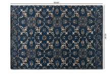 Load image into Gallery viewer, Baxton Studio Panacea Modern and Contemporary Blue Hand-Tufted Wool Area Rug