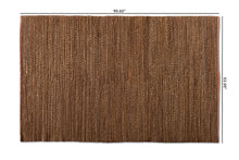 Load image into Gallery viewer, Baxton Studio Zaguri Modern and Contemporary Natural Handwoven Leather Blend Area Rug