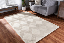 Load image into Gallery viewer, Baxton Studio Sovanna Modern and Contemporary Ivory Hand-Tufted Wool Area Rug