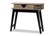 Load image into Gallery viewer, Baxton Studio Wales Modern and Contemporary Light Brown Finished Wood 1-Drawer Console Table