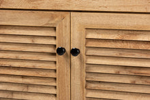 Load image into Gallery viewer, Baxton Studio Coolidge Modern and Contemporary Oak Brown Finished Wood 5-Shelf Shoe Storage Cabinet