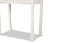 Load image into Gallery viewer, Baxton Studio Lambert Classic and Traditional White Finished Wood 2-Drawer Console Table