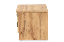 Load image into Gallery viewer, Baxton Studio Colburn Modern and Contemporary Oak Brown Finished Wood 2-Drawer Nightstand