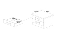 Load image into Gallery viewer, Baxton Studio Colburn Modern and Contemporary Oak Brown Finished Wood 2-Drawer Nightstand